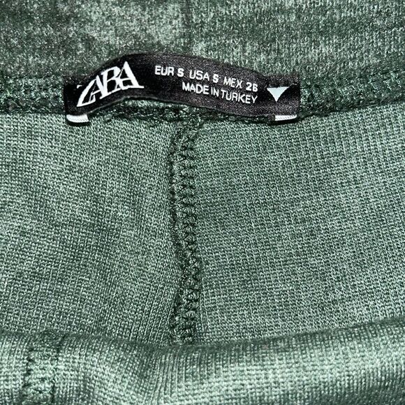 Zara Wide Leg Green Pants(Size Small) - Picture 6 of 8